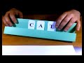 Como hacer un estante para letras