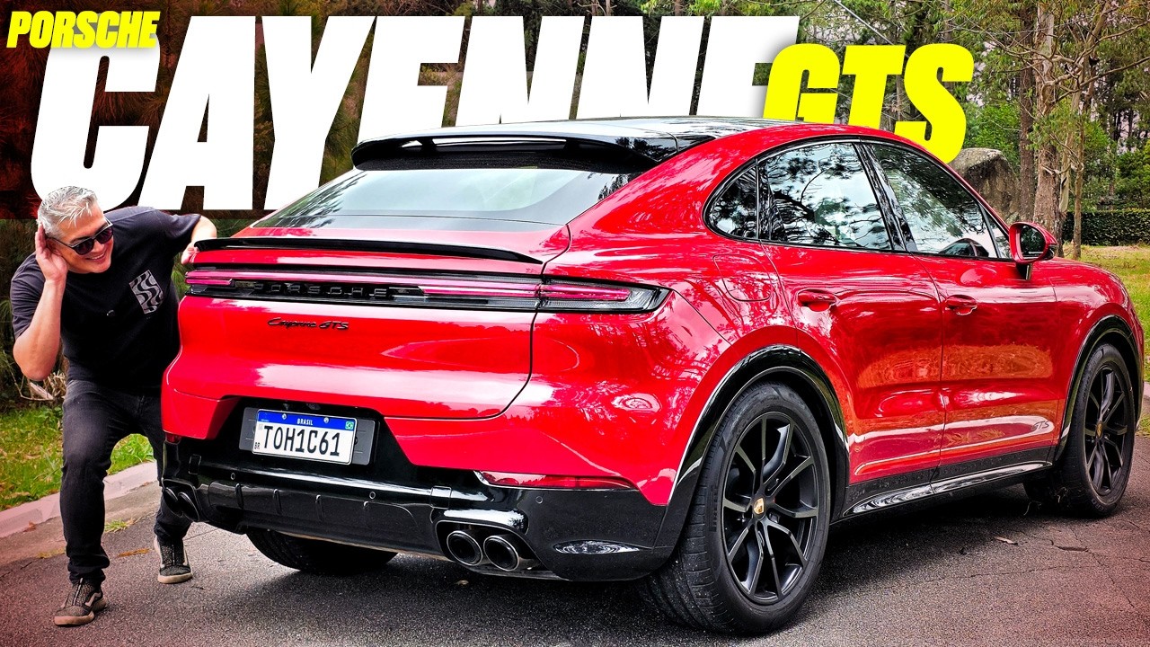Novo Porsche Cayenne GTS - V8, BITURBO E SEM ELETRIFICAÇÃO! E QUE RONCO! VALE MAIS DE R$ 1 MILHÃO?