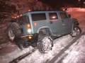 I-80  HUMMER  TRASHED IN ACCIDENT- H2 VS GUARDRAIL