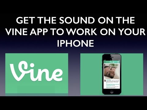 how to enable sound on vine