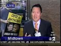 Asian Reporter Cusses To People Behind Him