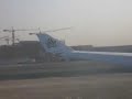 Landing in Dubai International Airport on Emirates