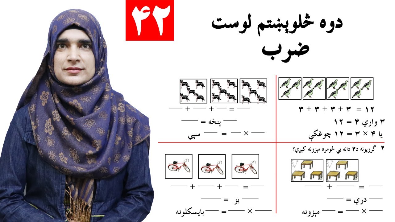 Class 2 - Math | Multiplication | How to calculate Multiplication - lesson 42