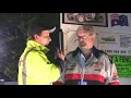 Davey Ray on the podium Avalon Speedway