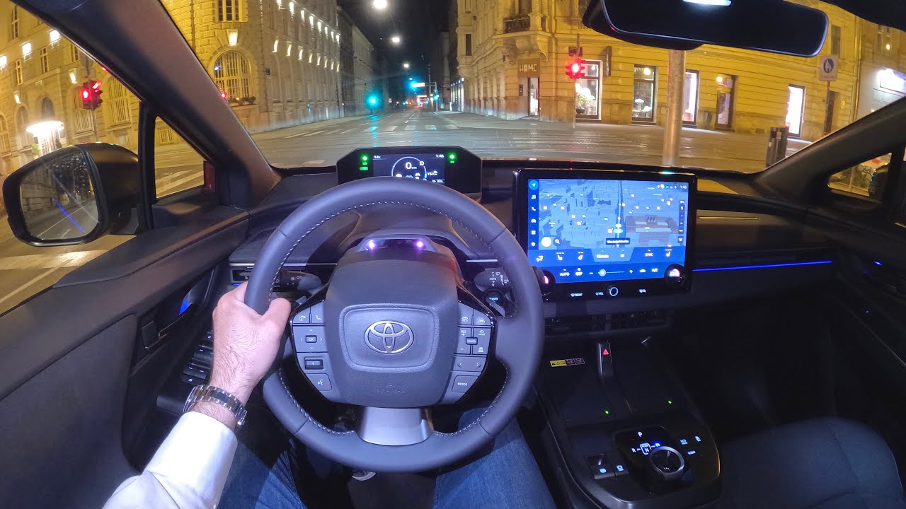 New TOYOTA C-HR+ 2026 (Europe) - NIGHT POV test drive & REVIEW (FWD 77 kWh)
