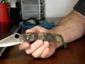 This is the table-top of the Spyderco Paramilitary (S30V). To see the cut test/demo, watch Part 2.