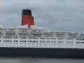 Queen Elisabeth 2 - Passing Rozenburg for the last time...