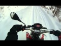 Aprilia SXV 550 with Ad Boivin Explorer snowtrack kit Part 2