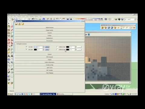 how to adjust vray sun