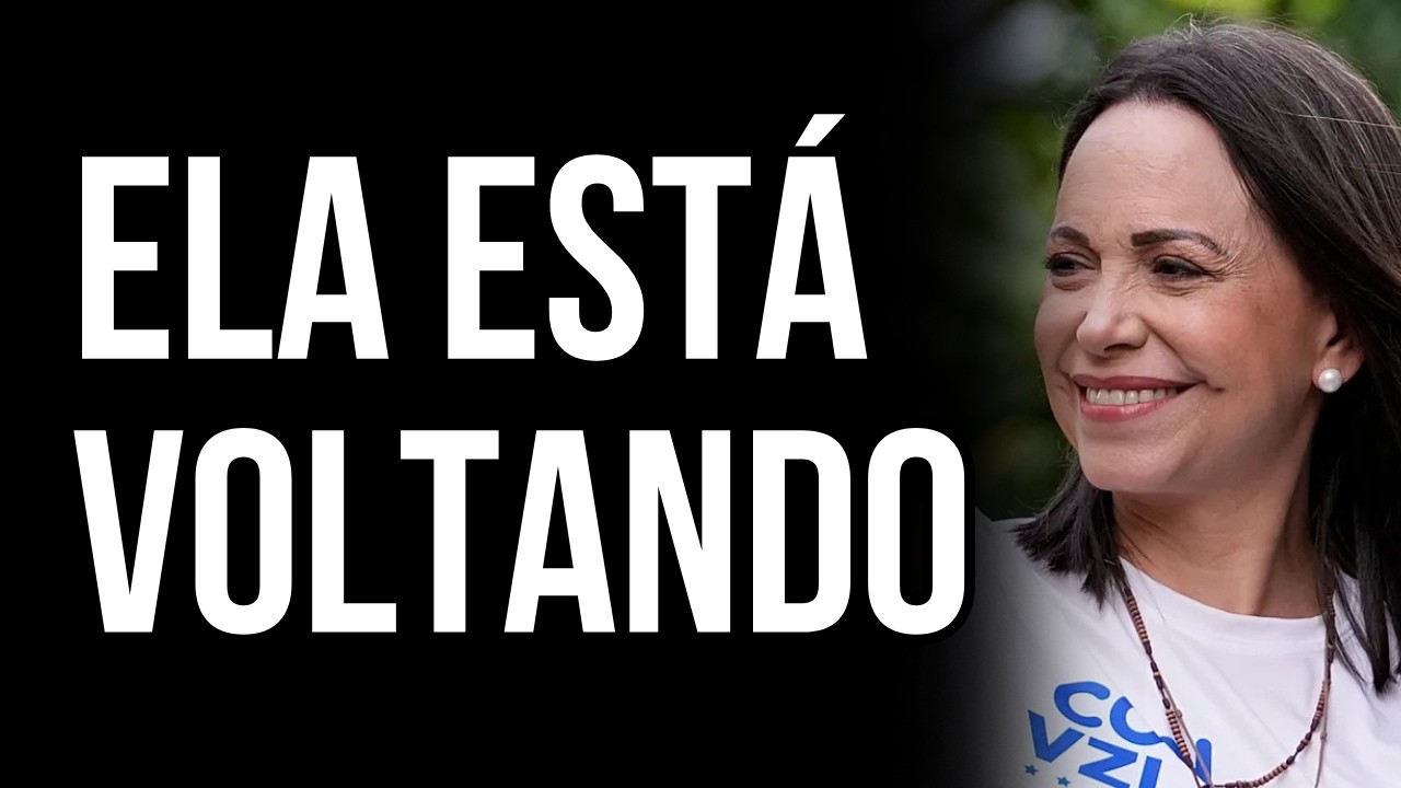 Maria Corina volta: O que muda com o apoio de Trump?