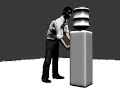 animation test - drinking water - 1