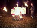 Peytons Burg Sons of Liberty burn Obamacare supporters in effigy! SIC SEMPER TYRANNIS