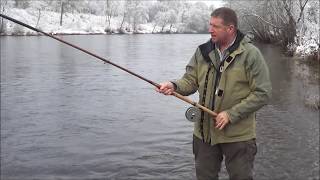 Ian Gordon casts a Greenheart Rod.