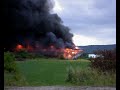 Überwachungskamera - Großbrand Springe bei Hannover im Zeitraffer