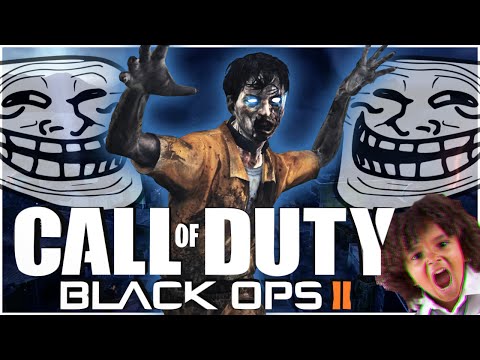 Black Ops 2: Zombies Trolltage (Trolling 9 Year Old Glitchers!)