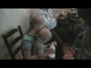Johanna reads to Xander