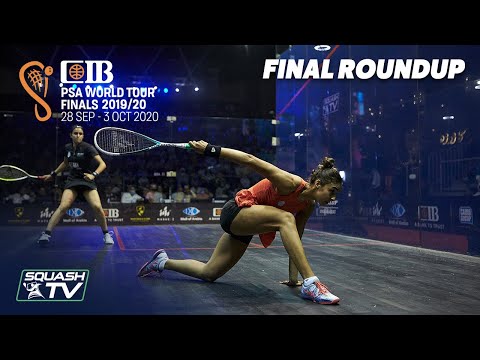 Squash: CIB PSA World Tour Finals 2019-20 - Final Roundup - El Tayeb v El Hammamy