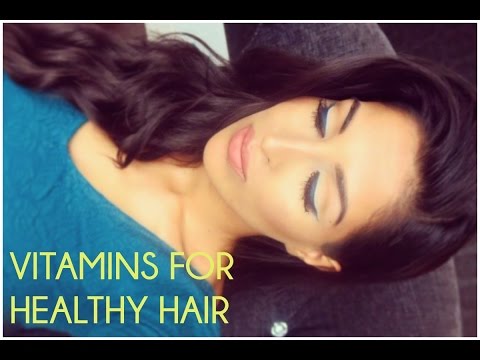 How to Grow Long, Thick, Healthy hair with Vitamins