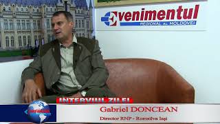 Interviul ZILEI: Gabriel DONCEAN, directorul RNP- ROMSILVA Iași