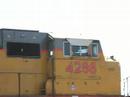 Chasing a Union Pacific Freight Train