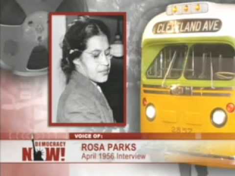 rosa parks - A 1956 interview with Rosa Parks, four months after she famously refused to move to the back of the bus.