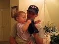 Dad Showing Emily Light and Picture