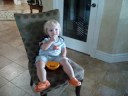 Ryan eating soy nuts!