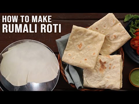 Soft Rumali Roti Recipe | Basic Cooking | How To Make Rumali Roti on Kadai | Manda Roti Making