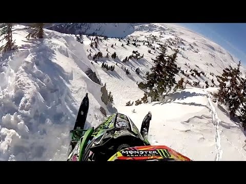 GoPro: Snowmobile Cliff Huck