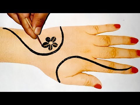 simple easy henna mehndi dizain easy mehndi design easy mehndi design
