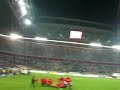 Humba von Patrick Zoundi nach dem 3:2 Sieg gegen Arminia Bielefeld