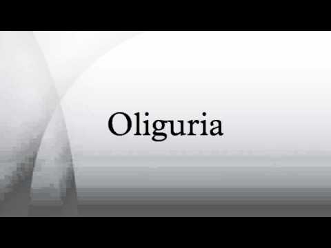 how to define oliguria