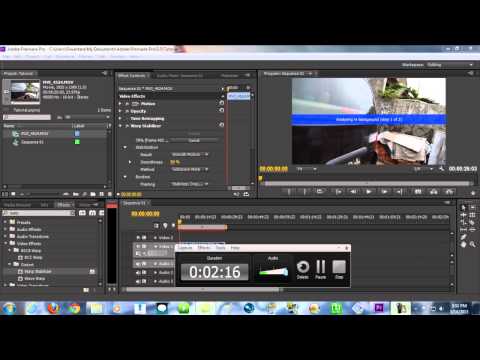 Premiere Pro TUTORIALS - Glidecam Effect without Using Glidecam (Warp Stabilizer)