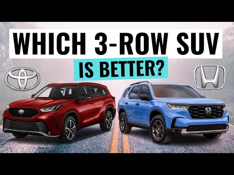 2023 honda pilot vs 2023 toyota highlander  which reliable 3 row suv is best
