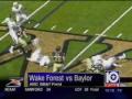 2009 Sept 5th KWTX Baylor beats Wake Forest
