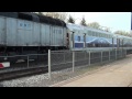 AMT 25 West at Baie D'Urfe with F40PH-2 4118 (ex-NJT) leading and F40PHR 310 (ex-AMTK) pushing, bring this commuter train into the station and after a brief stop onwards towards Vaudreuil. Filmed w/HunterBHolmes & chrisvazquez7.
