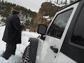 Winching a Stuck Toyota