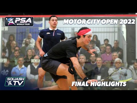 Squash: Elias v Dessouky - Motor City Open 2022 Final Highlights