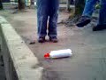 explodierende flasche