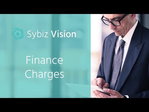 how to charge finance charge