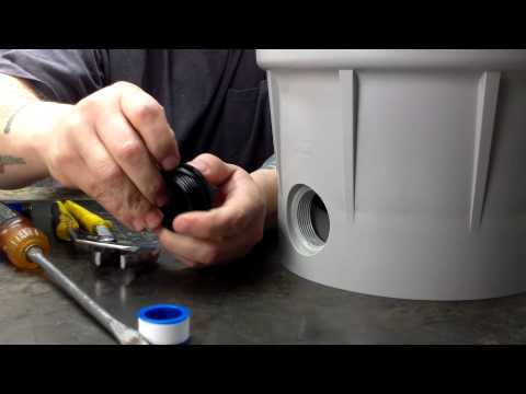 how to drain sand filter