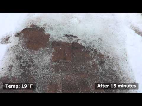 how to apply ice melt