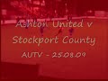 Ashton United v Stockport County 25.08.09