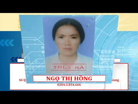 Thông báo đối tượng truy nã (Bản tin số 06)