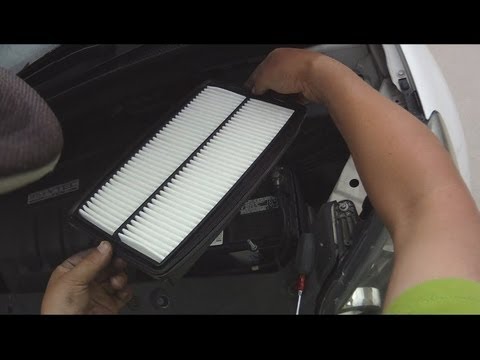 How to replace 2006 honda odyssey engine air filter