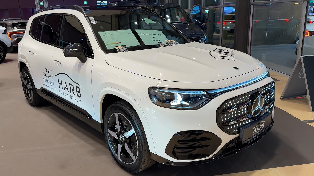 New MERCEDES GLB 2026 - exterior & interior details (POLAR WHITE, AMG Line model)