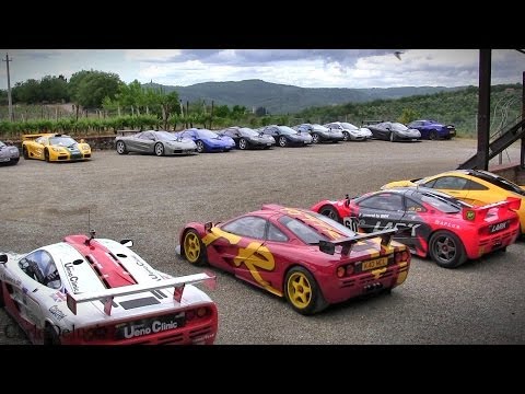 VIDEO: Reunión de 18 McLaren F1 en Italia