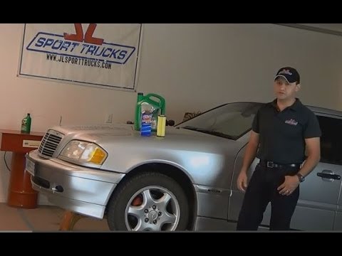 how to change the oil in a mercedes benz