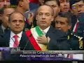 Felipe protesta ante el Congreso de la Uni�n