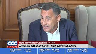 REGINO AMADO MINNISTRO DE GOBIERNO Y JUSTICIA